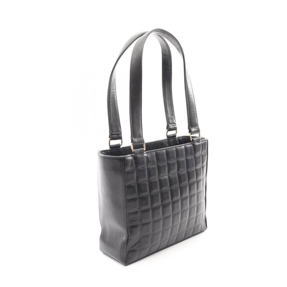 CHANEL Black Lambskin Leather Tote Bag - Picture 2 of 11